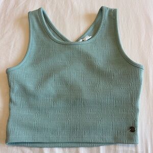 Roxy Aqua Textured Tank Top